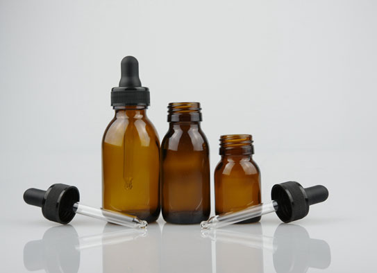 Amber Glass Syrbo Bottiglia con 28mm Tamper Evidente Cap